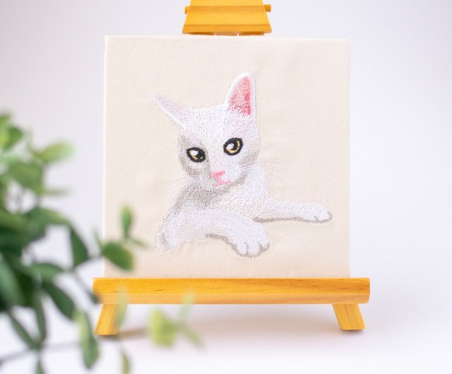 デジタル】【刺繍データ販売】白猫 - ショップ コイトネコ その他 - Pinkoi