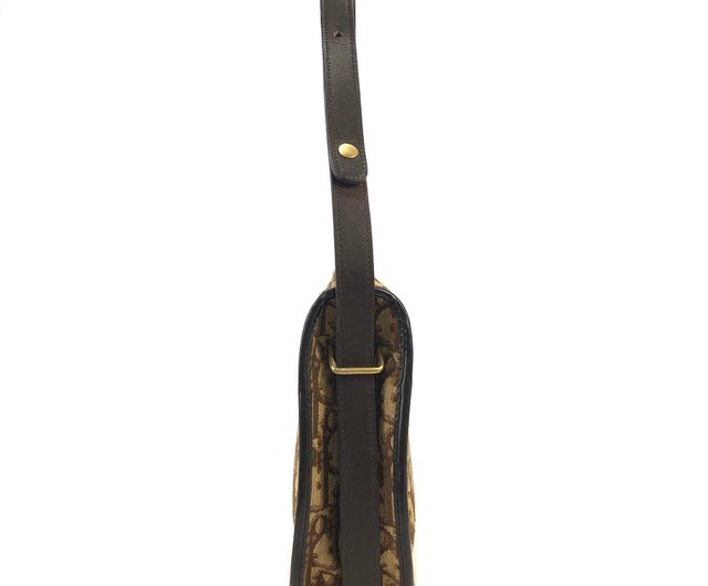 日本直送 名牌中古包 】Christian Dior トロッター CD金具 ジャガード