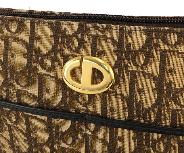 日本直送 名牌中古包 】Christian Dior トロッター CD金具 ジャガード