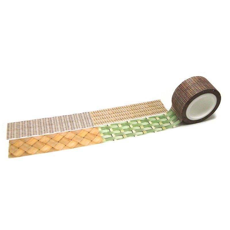 [素材]竹紙テープ - マスキングテープ - 紙 カーキ