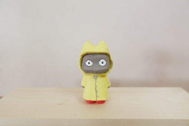Rain Boy - Stuffed Dolls & Figurines - Wood 