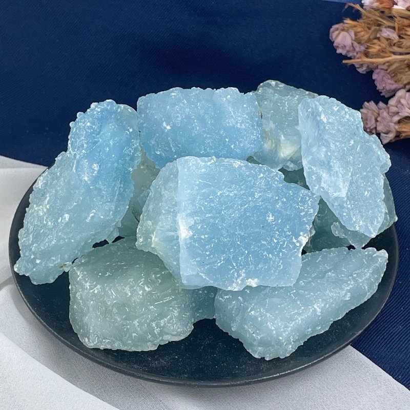 【MU工坊】海藍寶擴香石/水晶擴香燈/碎石/室內香薰/淨化小夜燈 - 香氛/精油/擴香 - 其他材質 
