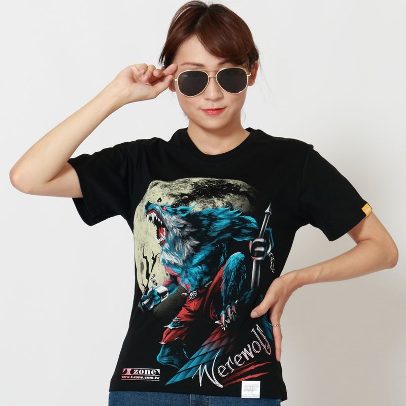 Werewolf / 月光狼人 - 女 T 恤 - 棉．麻 