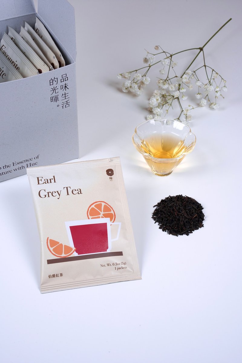 【Hue】Citrus Earl Gray Tea - Earl Gray Black Tea Bergamot Breakfast Tea - Tea - Other Materials Gray