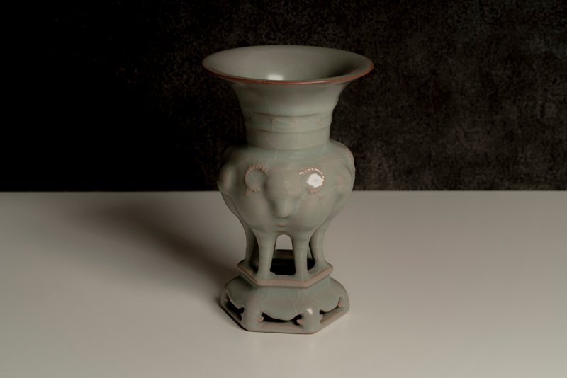[Yongdetang-Baicai Kiln] Ru Kiln Sanxi Zun Ru Kiln|Classic|Wineware|Collection - Other - Pottery Blue