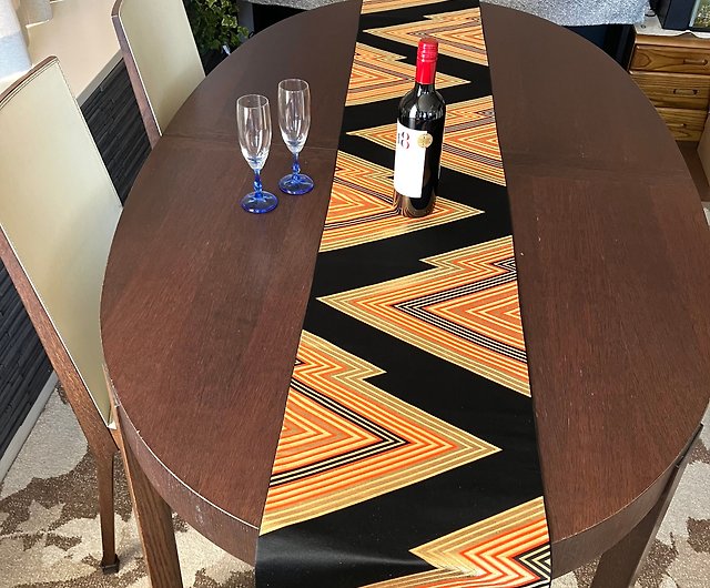 豪華 着物の帯のテーブルランナー 正絹100% - ショップ Japanese style