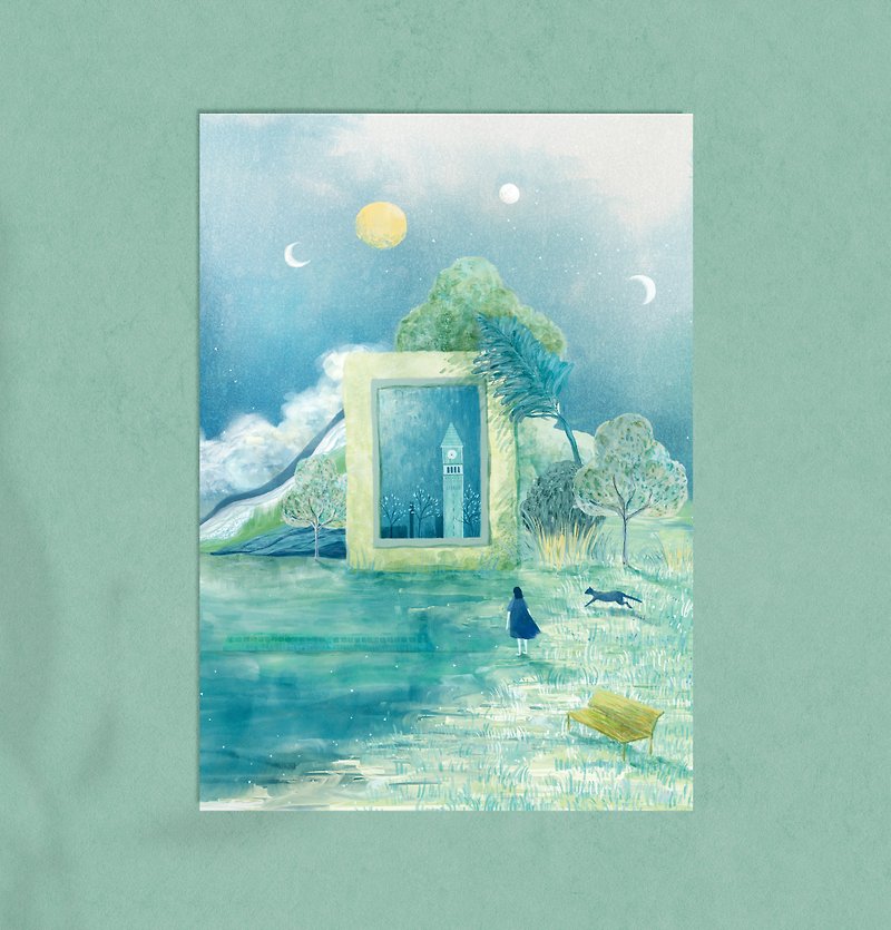 Illustration postcard-Canglan - การ์ด/โปสการ์ด - กระดาษ 