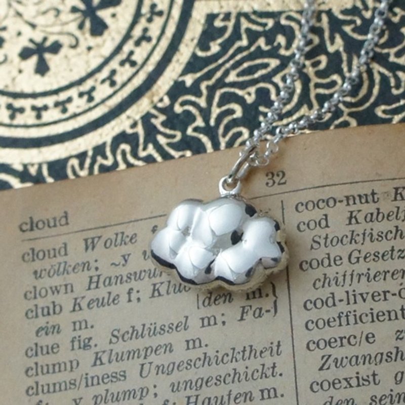 Small clouds GT Silver Necklace - สร้อยคอ - โลหะ 