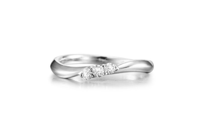 [0.08 carat female ring 2934] diamond ring Hearts and Arrows D/VVS1 - General Rings - Precious Metals 