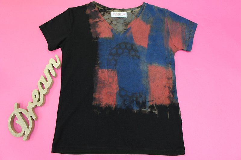 Big City Beauty Hand Painted T-shirt - Women's T-Shirts - Cotton & Hemp 