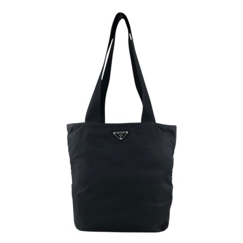 日本直送 名牌中古包 】PRADA プラダ トートバッグ ブラック