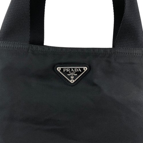 日本直送 名牌中古包 】PRADA プラダ トートバッグ ブラック