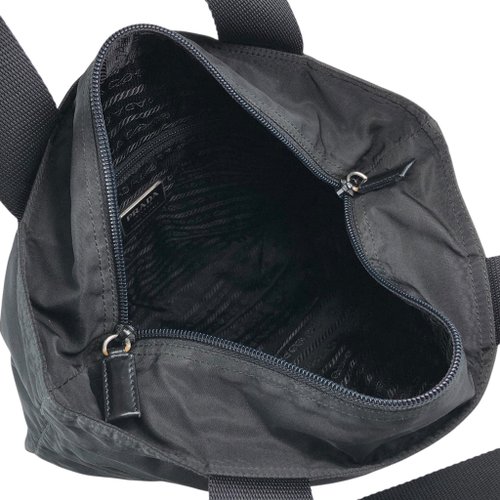 日本直送 名牌中古包 】PRADA プラダ トートバッグ ブラック