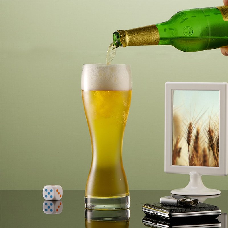 [Free Shipping Special] Household Crystal Glass Beer Mug Large Draft Beer Mug/cheer - แก้วไวน์ - วัสดุอื่นๆ 