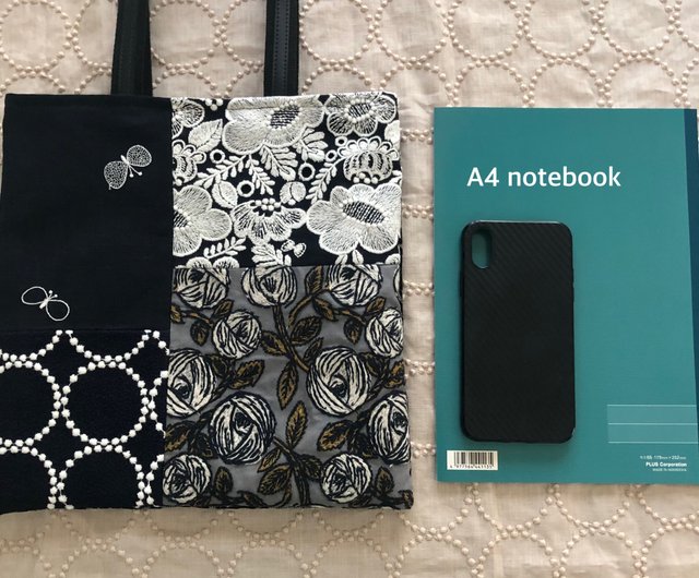 ハンドメイド　ミナペルホネン　forest wing トートバック　A4可 ハンドメイド ミナペルホネン forest wing トートバック A4可