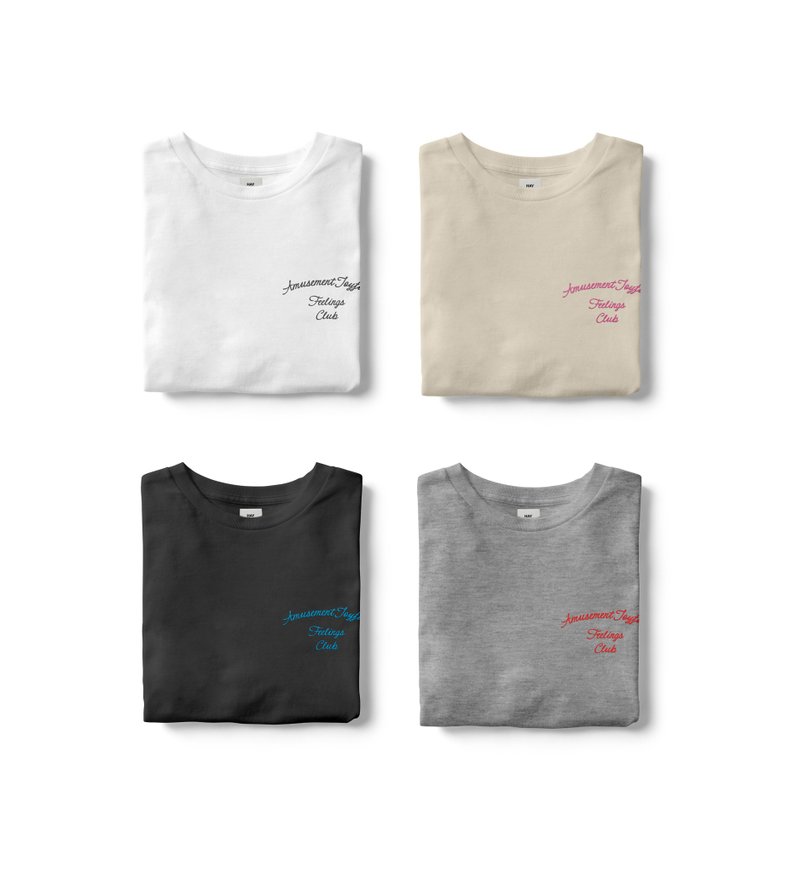 上衣 HAY : Amusement Joyful (unisex) - เสื้อยืดผู้หญิง - ผ้าฝ้าย/ผ้าลินิน 