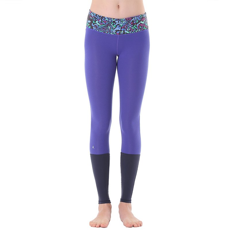 【NAMASTE】Mary - Painting Blue - Women's Yoga Apparel - Nylon Purple