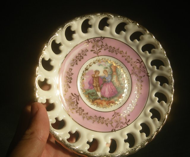 昔】日本製の初期のクラシカルな絶妙なティーセット（カップとプレート