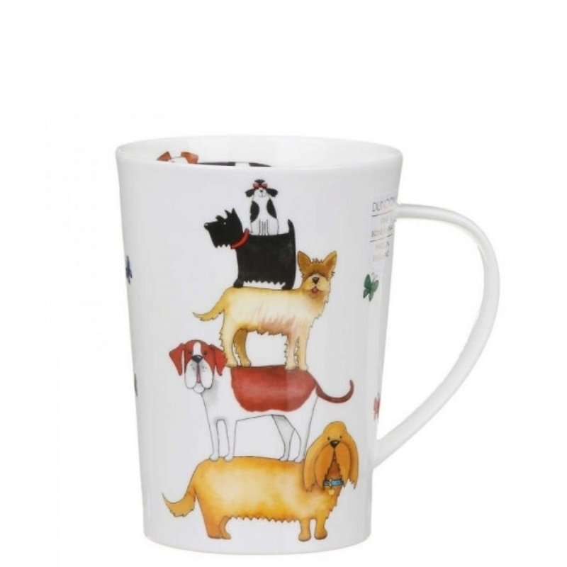 Dog Jenga Mug - Mugs - Porcelain 