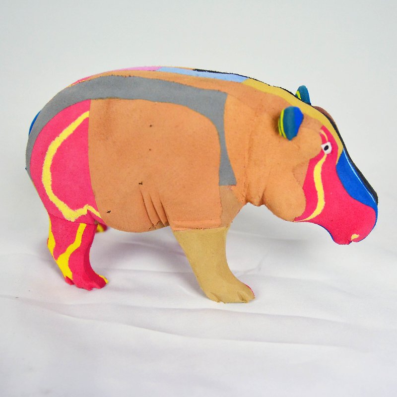 Waste drag large sea animals _ _ _ hippopotamus fair trade - Kids' Toys - Other Materials Multicolor
