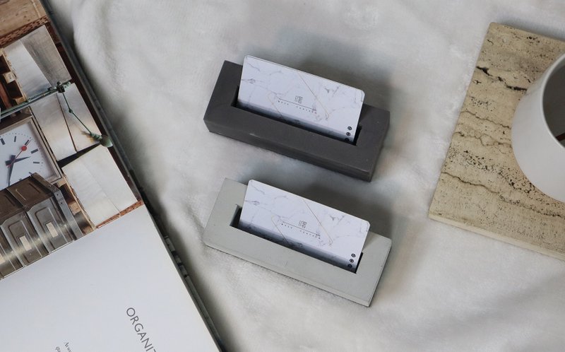 曙MUSE 單孔平面水泥名片架 - 名片架/名片座 - 水泥 多色