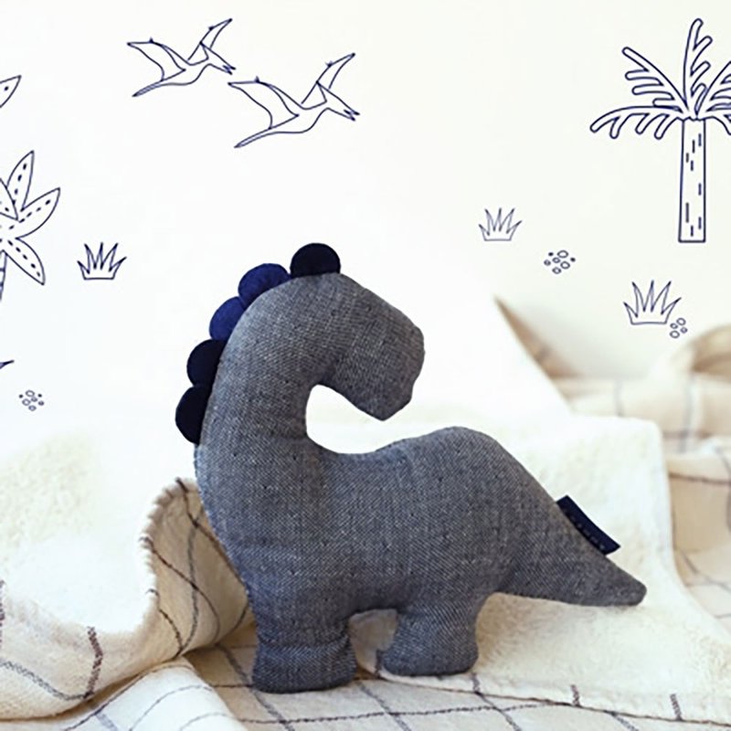 【kontex】Japanese pure cotton comfort doll-Dinosaur - Kids' Toys - Cotton & Hemp Multicolor