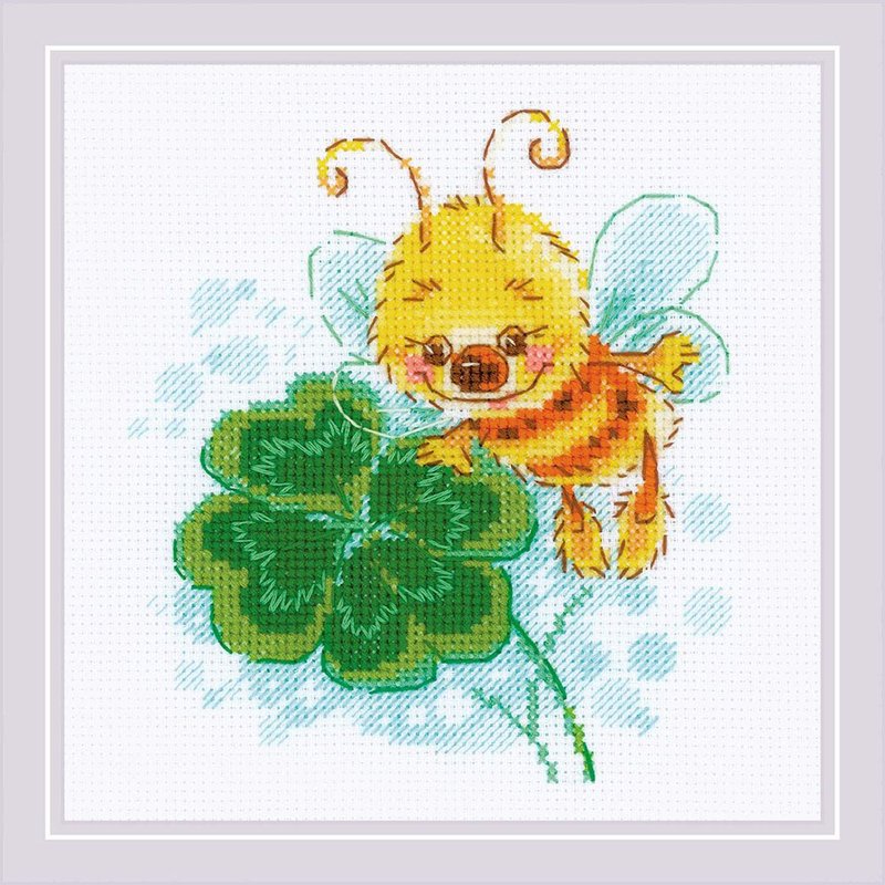 1969 - RIOLIS cross stitch material package - Little Bee - เย็บปัก/ถักทอ/ใยขนแกะ - วัสดุอื่นๆ 