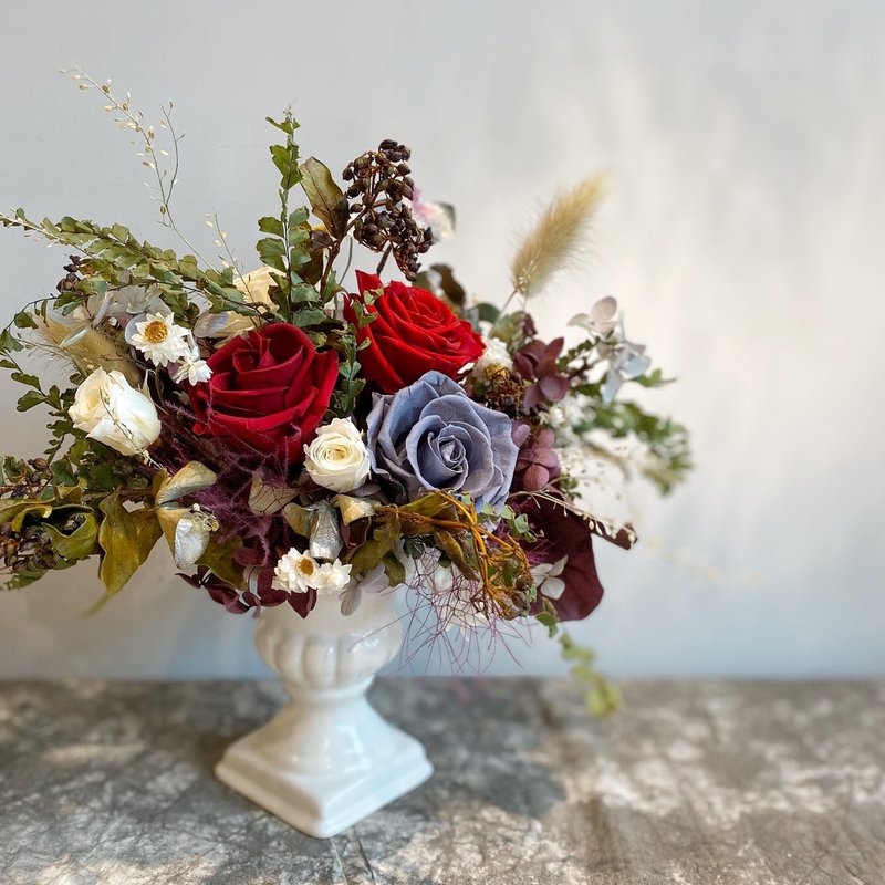 Classic tall immortal potted flowers | Limited stores, please send a private message before taking the order, and another store will be opened - Dried Flowers & Bouquets - Plants & Flowers 