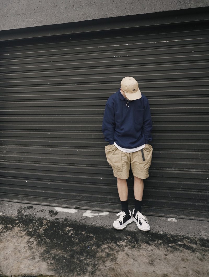 CITYBOY寬松長袖POLO衫 春裝 兩色入 - 男 T 恤 - 棉．麻 