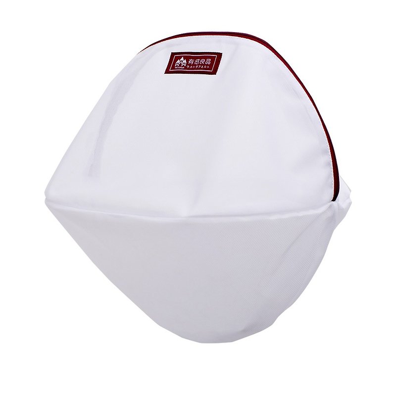 [Good product] Pill-shaped laundry bag-35CM ultra-fine - ตะขอที่แขวน - เส้นใยสังเคราะห์ ขาว