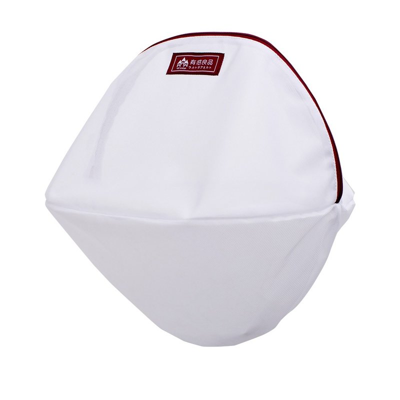 [Good product] Pill-shaped laundry bag-35CM ultra-fine - Hangers & Hooks - Polyester White