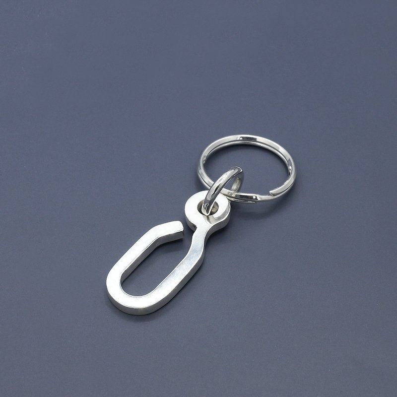 Hook Keyring – Silver - Keychains - Other Metals Silver