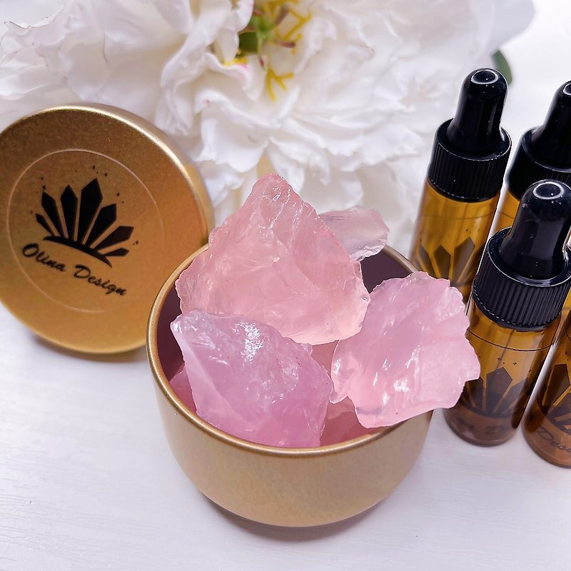 Natural Energy Crystal Diffuser Healing Box Diffuser Stone Fragrance Essential - Fragrances - Crystal Multicolor
