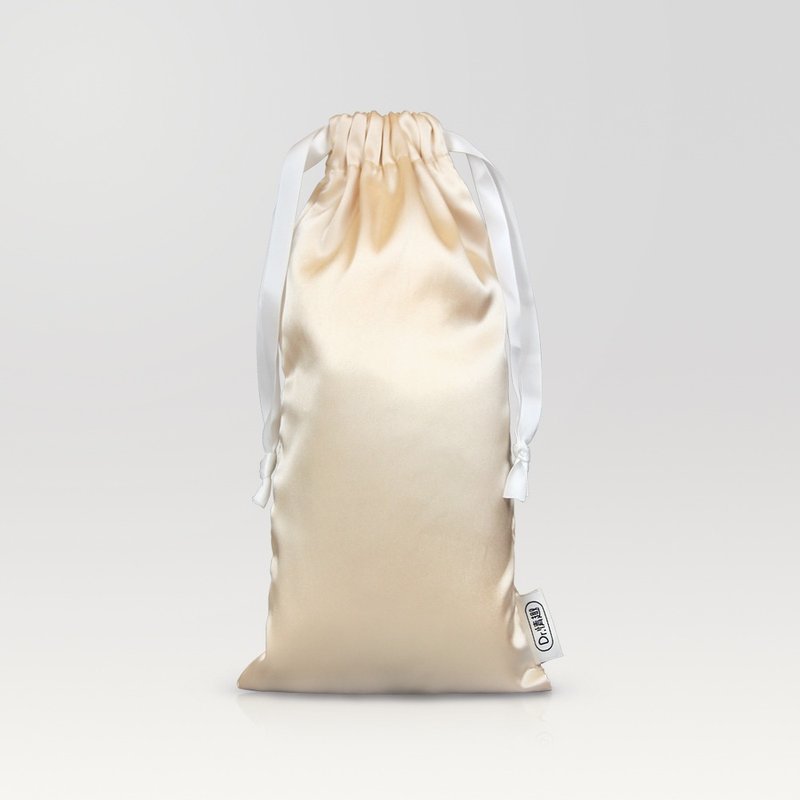 Dr.情趣 緞面質感收納袋 按摩棒跳蛋專用收納包 - 居家收納/收納盒/儲物盒 - 其他人造纖維 白色