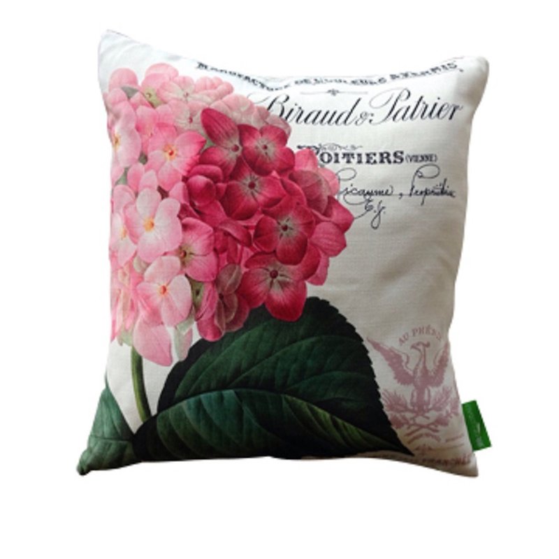 Pink Flower Throw Pillow - หมอน - ผ้าฝ้าย/ผ้าลินิน 