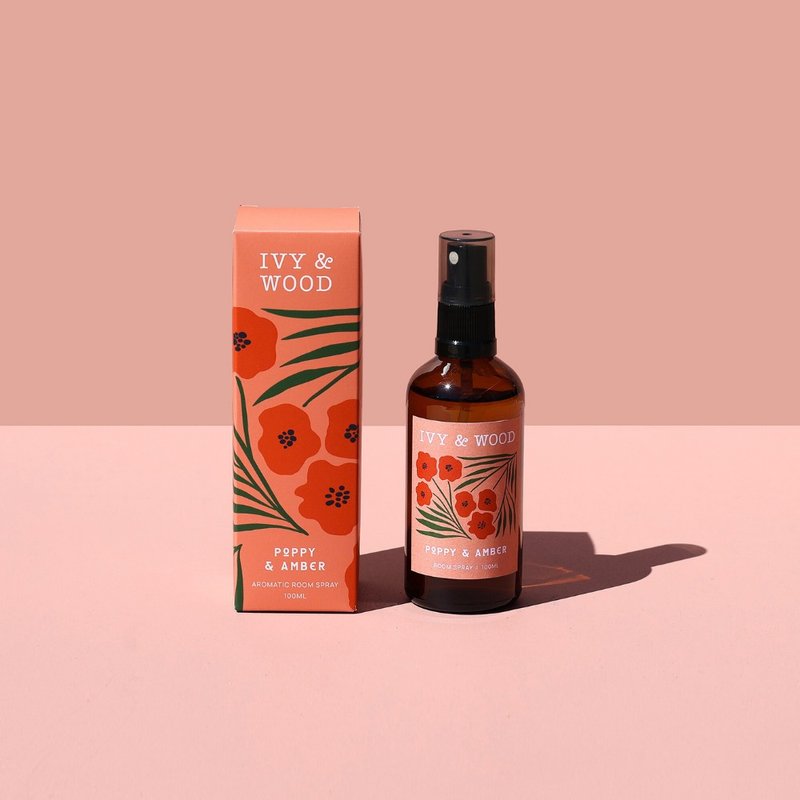 夏舞罌花香氛噴霧 Poppy & Amber Room Spray - 香氛/精油/擴香 - 其他材質 