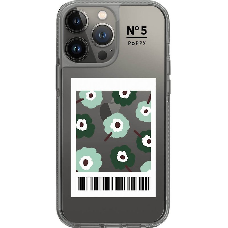 Polaroid Apple Green Poppy Customized Vehicle Shockproof Phone Case iPhone 14 13 12