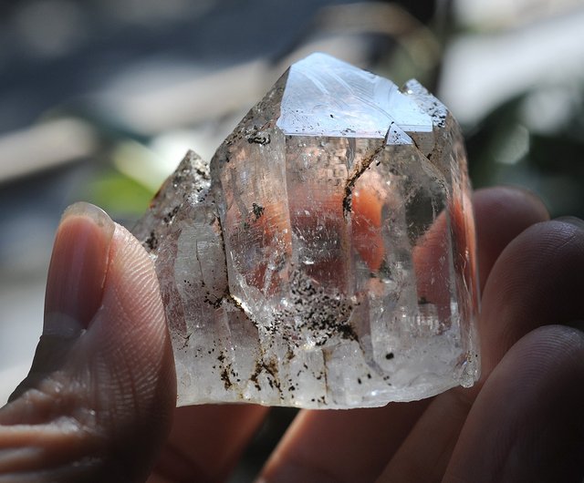 ヒマラヤホワイト水晶原石/クリスタル/精神修行/幸運/幸運/邪悪を