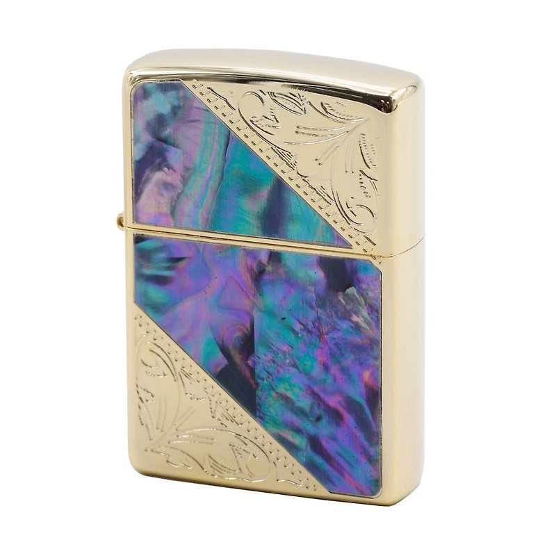 [Officially authorized by ZIPPO] Psychedelic pattern gold windproof lighter ZA-3-175A