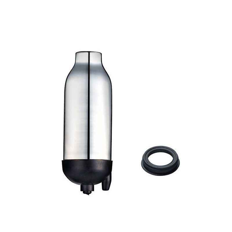 【Stelton】 Woodpecker 1L Vacuum Insulated Kettle Special-Glass Liner - Teapots & Teacups - Glass 