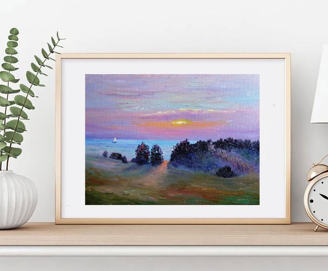 油絵 絵画 【Wild flowers】 アートポスター | WILDFLOWERS（ワイルドフラワー）vermillion