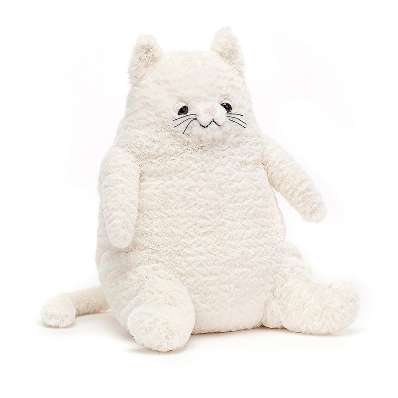 アモーレキャットクリーム ぽっちゃり猫(ホワイト) 約26cm