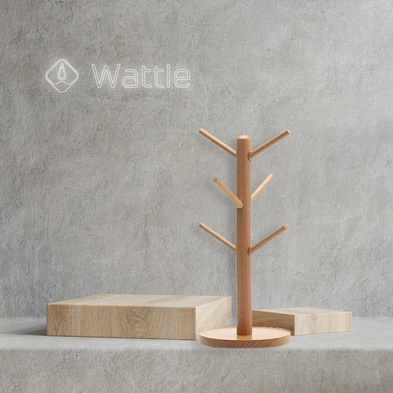 Wattle | Customized Link Cup Holder_Log Color - เครื่องครัว - ไม้ สีนำ้ตาล