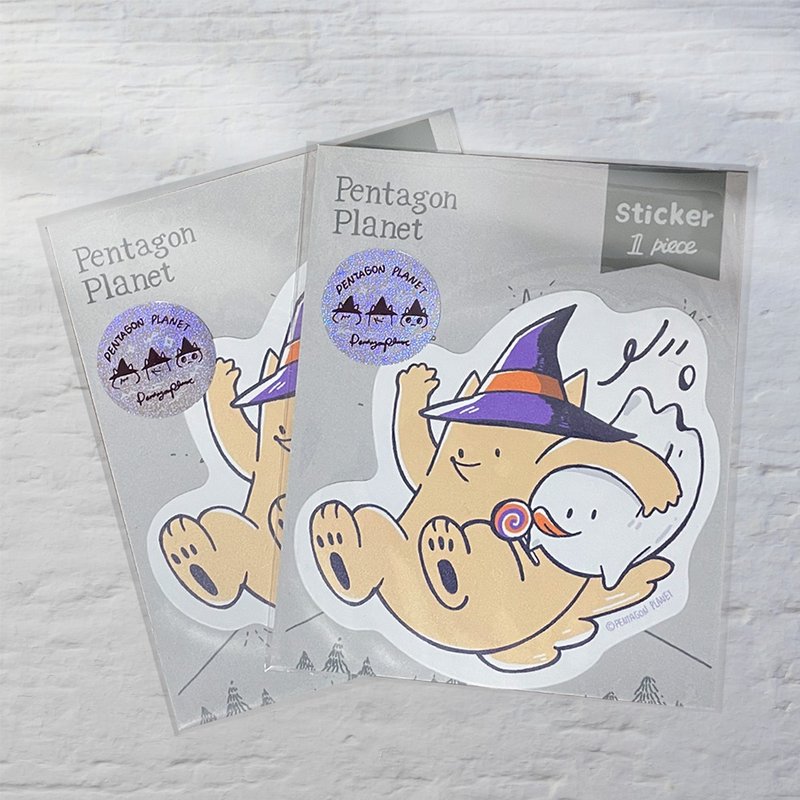 Halloween Escape : big sticker - สติกเกอร์ - กระดาษ ขาว