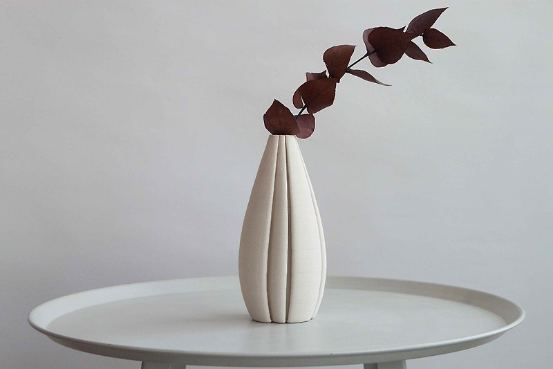 【Geway】Petal Series-3D Ceramic Column Printer (Lily)_Home_Ornament_Gifts - เซรามิก - เครื่องลายคราม ขาว
