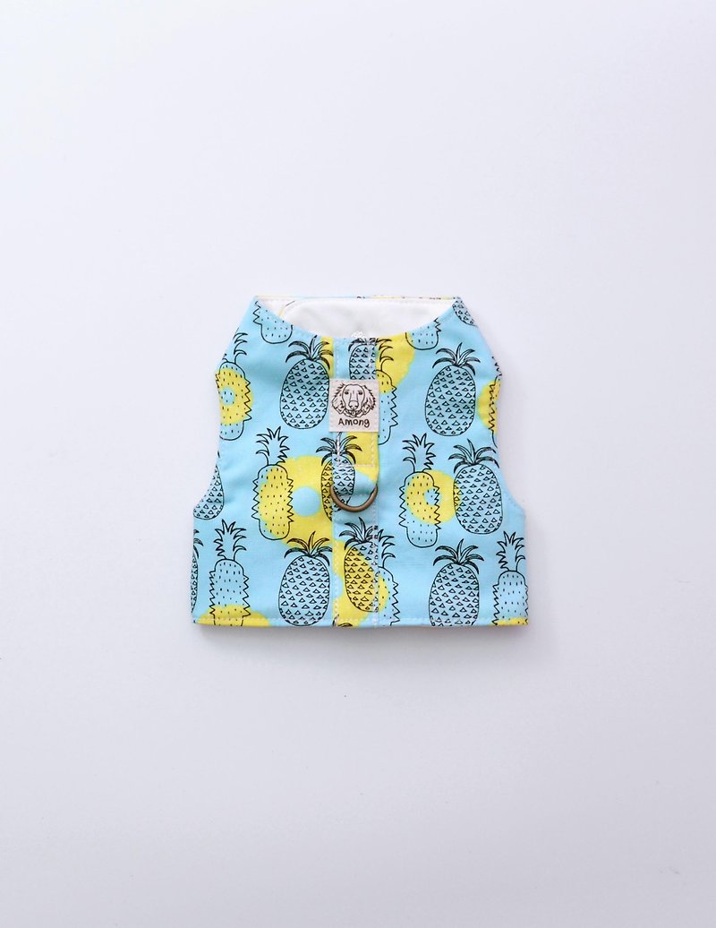 Pineapple Vest Among Breastplate - ชุดสัตว์เลี้ยง - ผ้าฝ้าย/ผ้าลินิน 