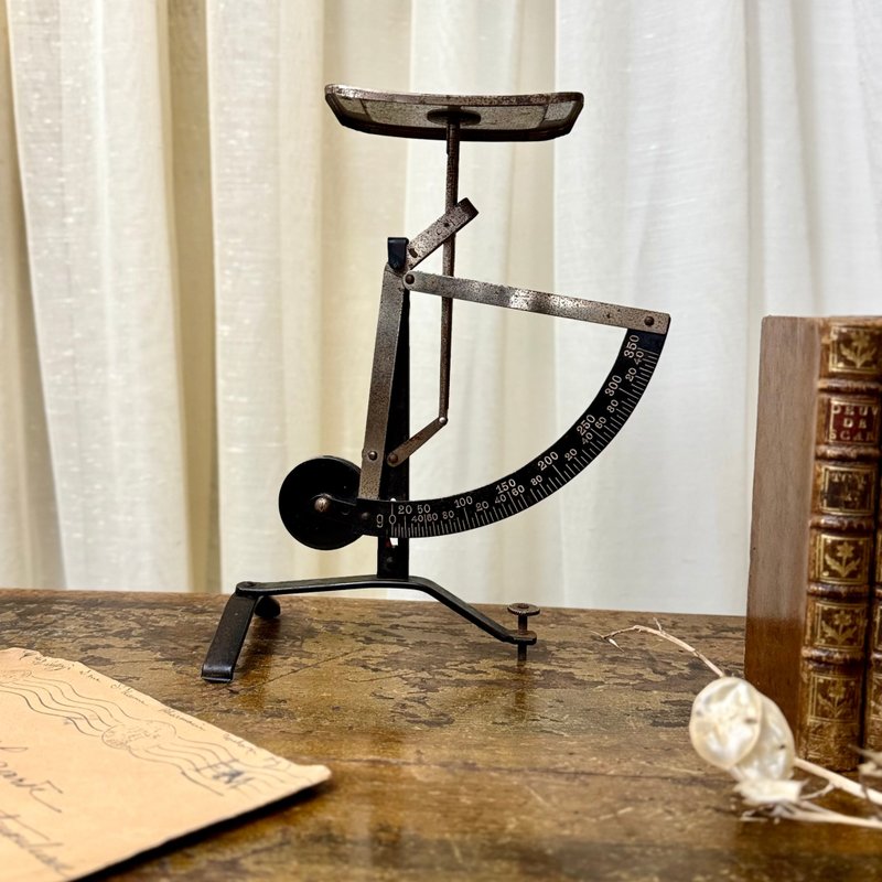 50690-絕稀法國古董郵政秤French Antique Postal Lever Scale - 擺飾/家飾品 - 其他金屬 