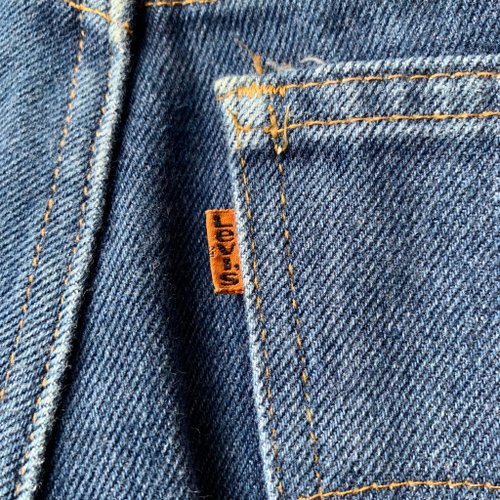 ヴィンテージ アメリカ製 80s Levis 509-0917 オレンジラベル 変形