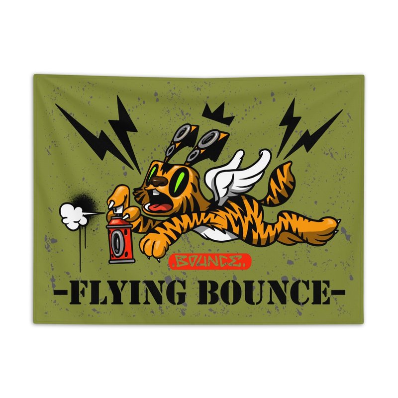 FLYING BOUNCE - 布幔 - 擺飾/家飾品 - 棉．麻 綠色