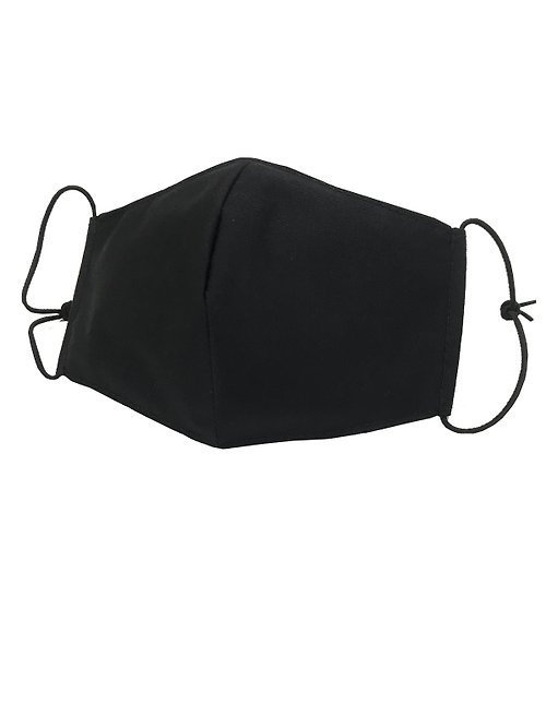 pegasus 神秘黑–成人弧形立體布口罩套 / 內外層TC布-簡潔款